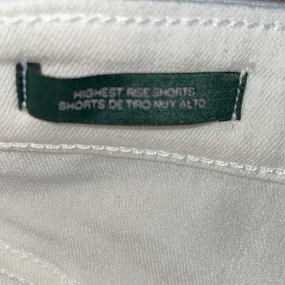 Wild Fable Creamy White Stretch Denim Highest Rise 3” Shorts Size 4/27 - Picture 9 of 12